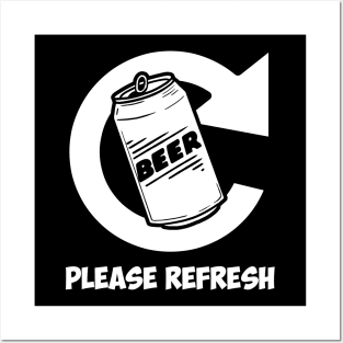 Please Refresh Beer Posters and Art